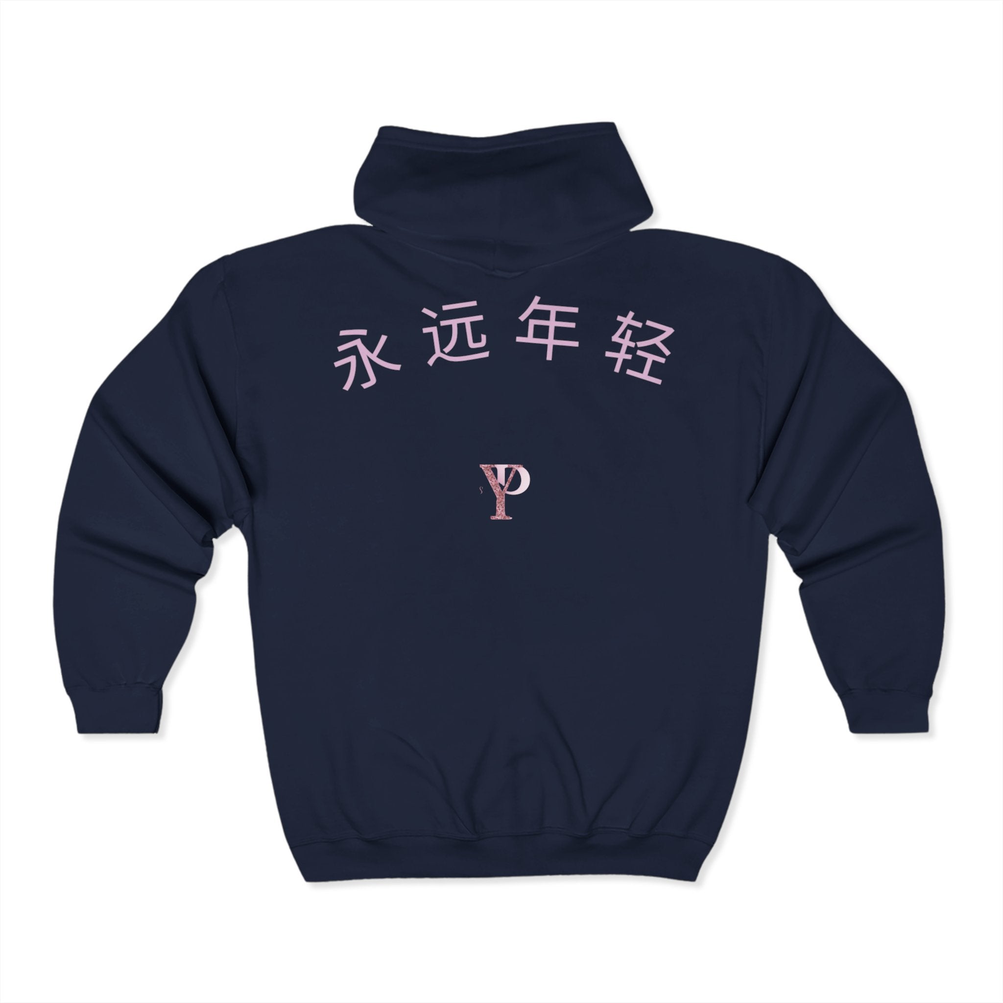 YP “ Young Forever” Zip-Up – 𝖄𝖚𝖓𝖌 𝕻𝖑𝖚𝖙𝖔